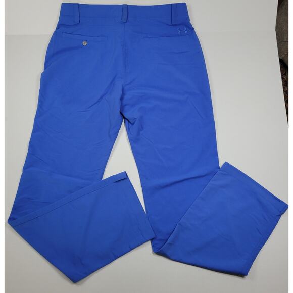 Under Armour Blue Golf Performance Pants Straight Leg Nylon Men 34/34 #1248089 - Picture 5 of 11